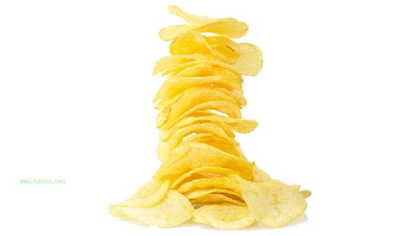 Which is more likely to gain weight, spicy strips or potato chips