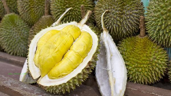 Can durian be put in a box with its shell peeled through security check