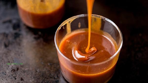What dilution should be used when sweet bean sauce becomes thick
