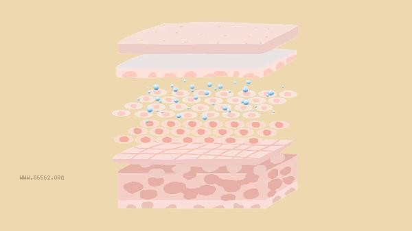 At which level does hyaluronic acid hit the chin