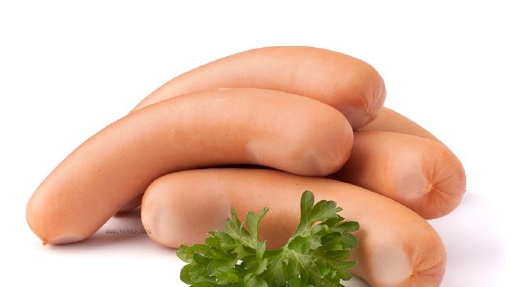 The calorie content of a sausage