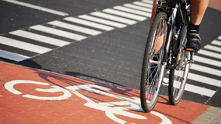 Which part of the body does cycling exercise for