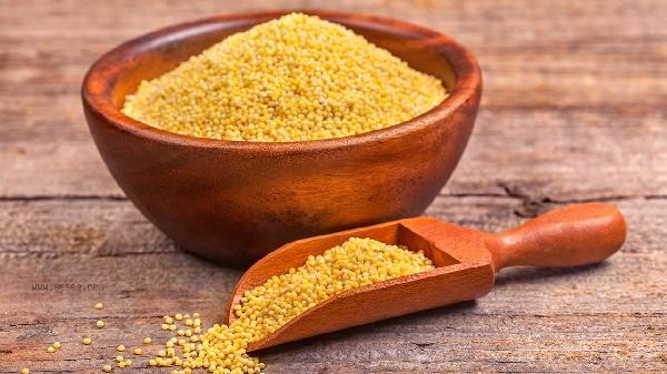 Can yellow millet still be eaten when it turns white