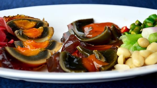 Preserved eggs or duck egg